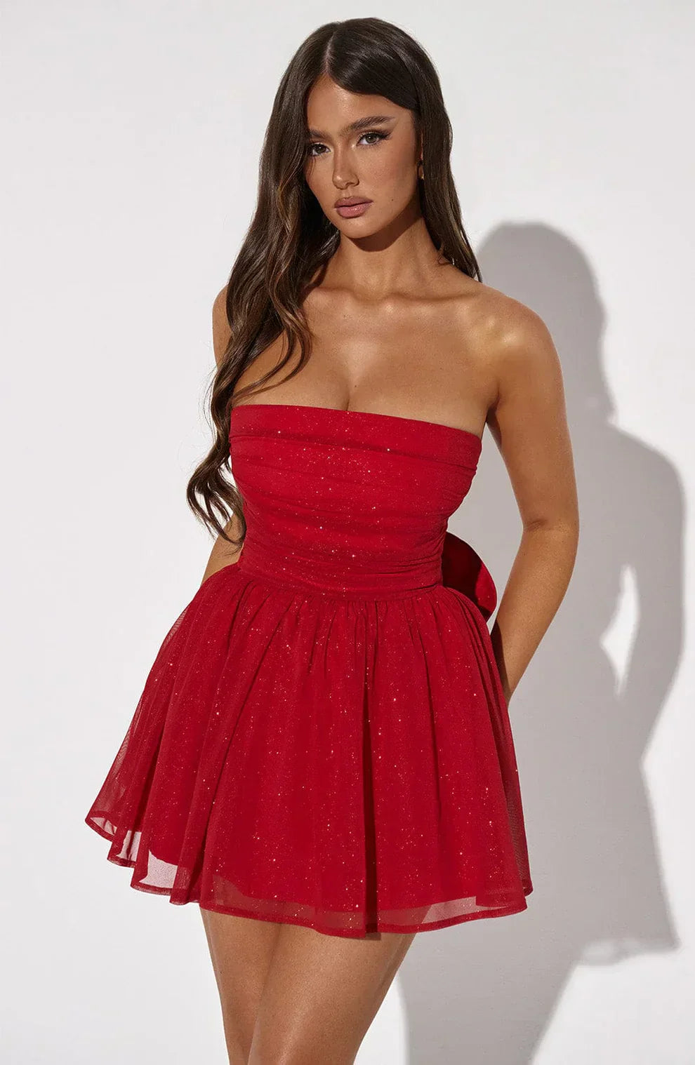 Bow Back Mini Dress