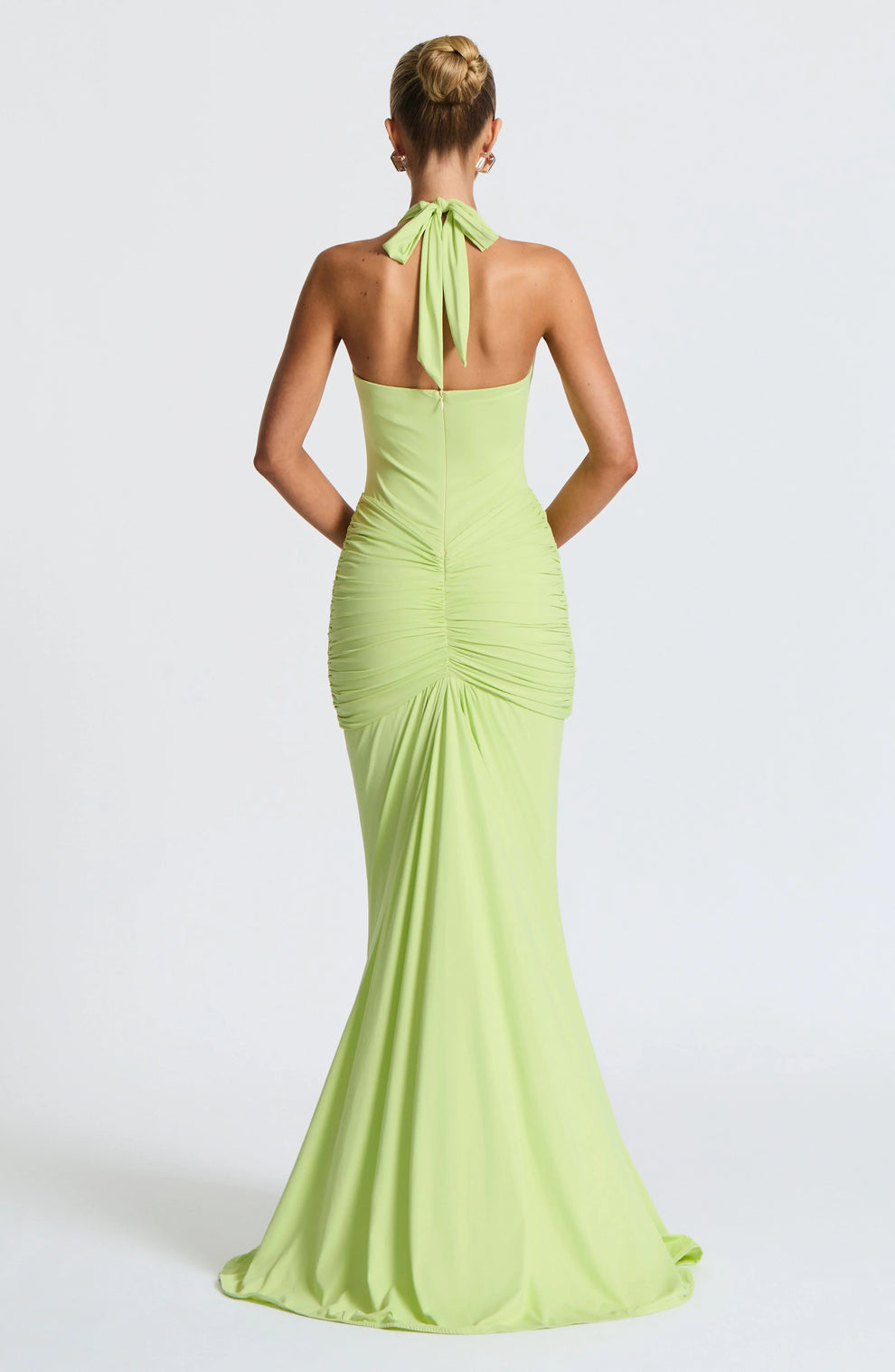 Draped Jersey Maxi Dress