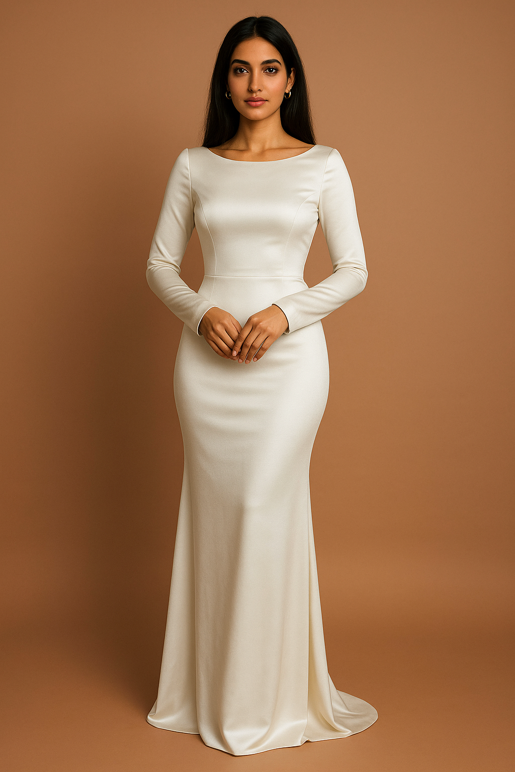 Elegantes Maxikleid - Offwhite