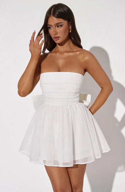 Bow Back Mini Dress
