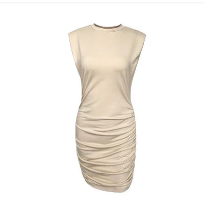 Elegantes Kleid - Beige