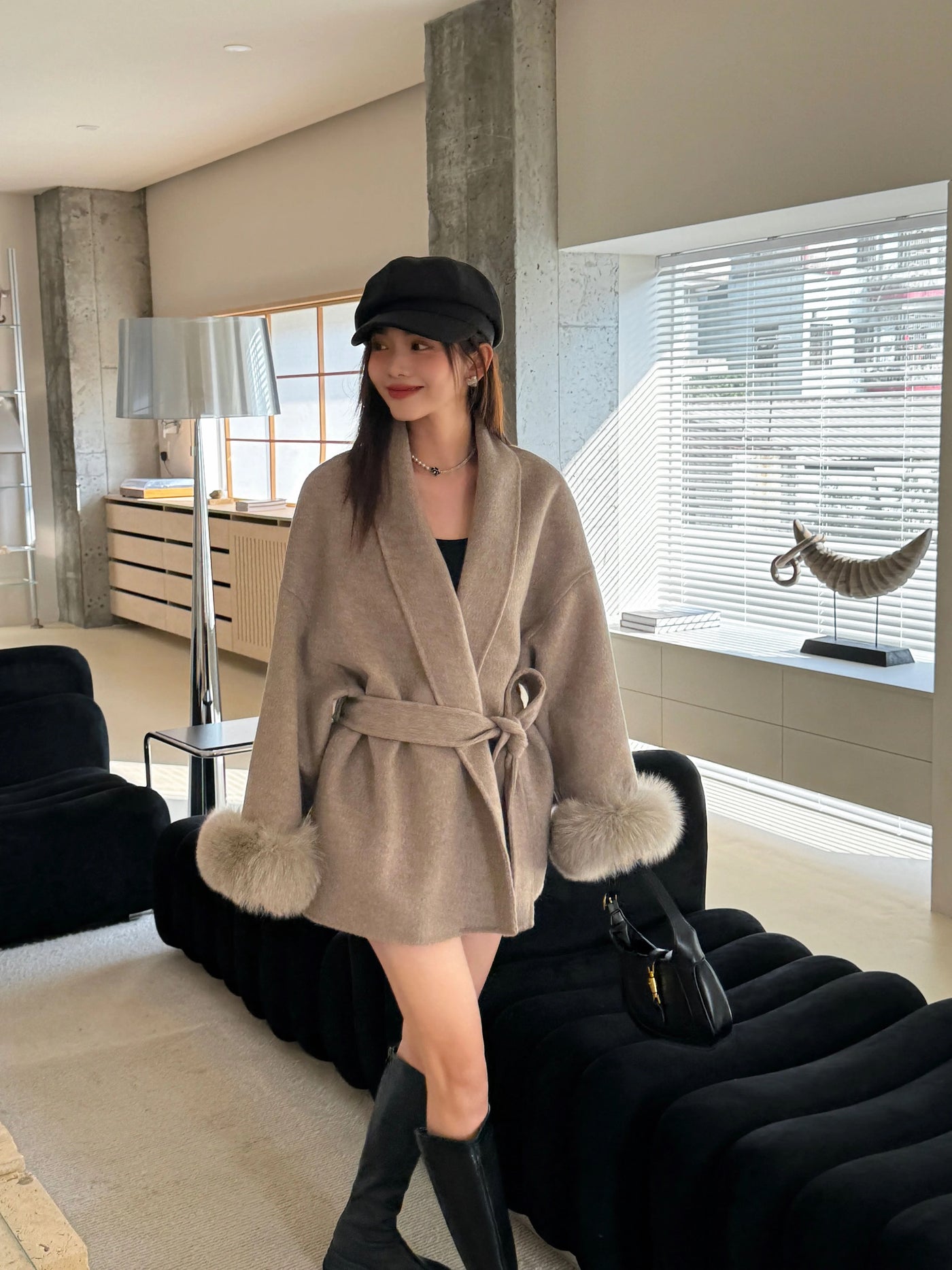 Henna Kunstpelz Jacke